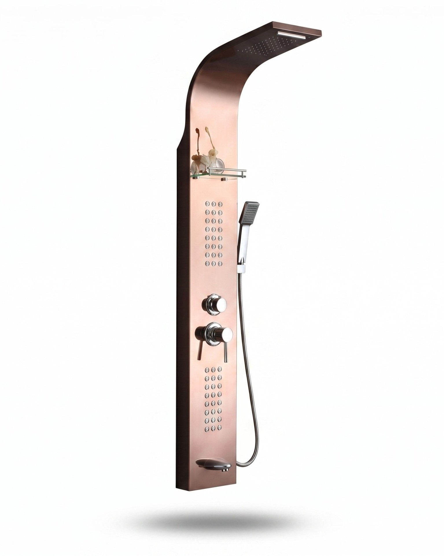 Rosastra Rose Gold Rain Shower Panel thumbnail 2