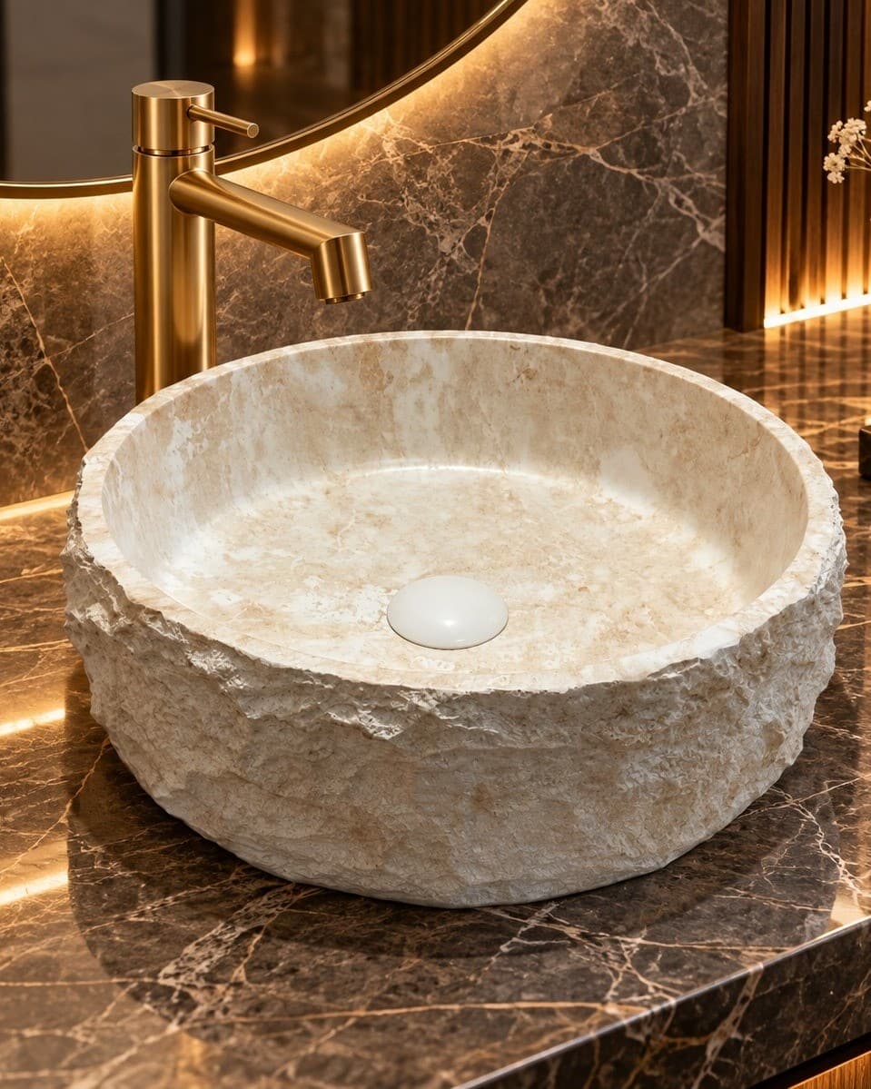 Sandstone Table Top Wash Basin thumbnail 3