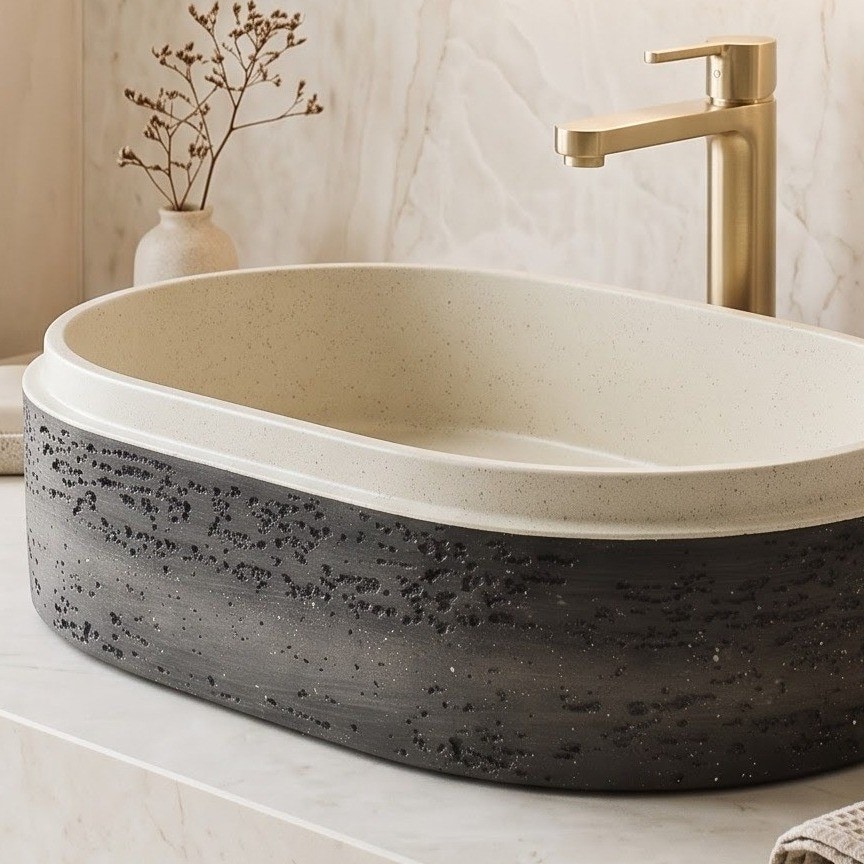 Sahara Noir Table Top Wash Basin thumbnail 5