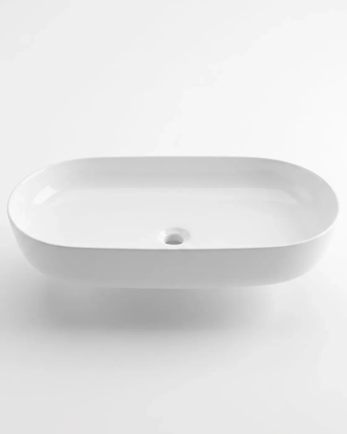Leto White Table Top Wash Basin thumbnail 4