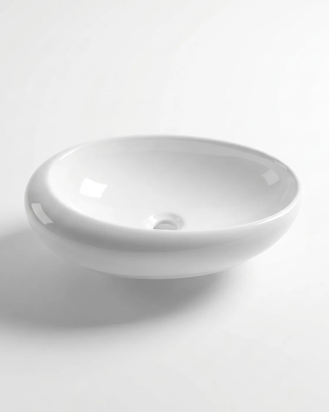 Pallas White Table Top Wash Basin thumbnail 4