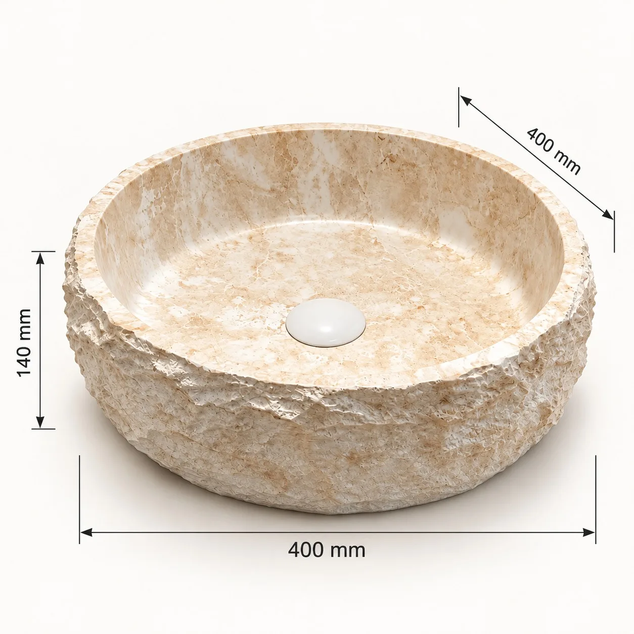 Sandstone Table Top Wash Basin thumbnail 4